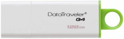 KINGSTON G4 128 GB Pen Drive Compatible with Laptop, Desktop Computer USB 3.1 Plastic Case
