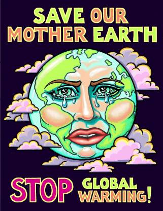 SAVE EARTH FROM GLOBAL WARMING Photographic Paper