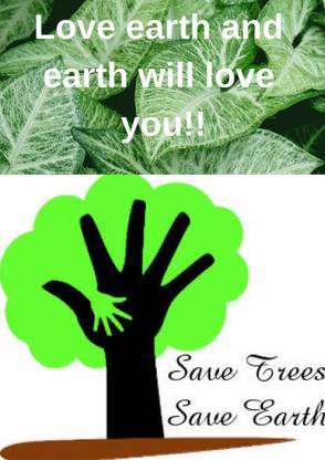 SAVE TREES SAVE EARTH Photographic Paper