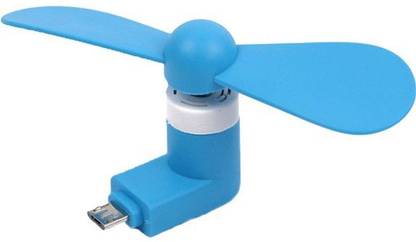 MOBIBASICS Mini Fan with Micro Pin for Android Devices with OTG Support Mini Fan with Micro Pin for Android Devices with OTG Support USB Fan