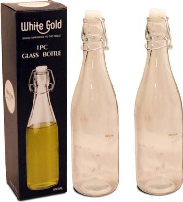 White Gold 500 ml Glass Bottle