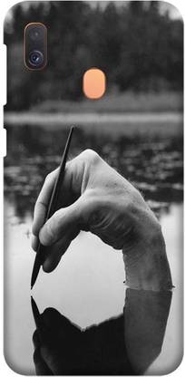 LEEMARA Back Cover for Samsung Galaxy A40 (SM - A405) - Hands, Printed Back Covered