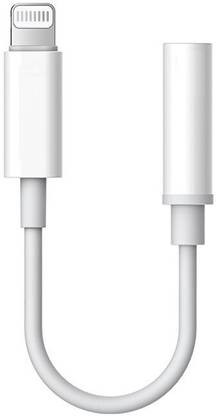 MOBIBASICS White 8 Pin Lightning to 3.5 mm Headphone Adapter Female Audio Jack Cable Phone Converter