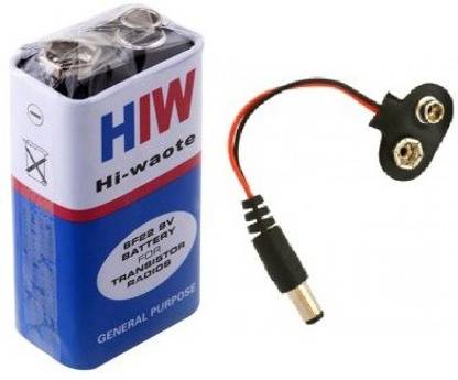 SunRobotics HW BATTERY 9V WITH CONNECTOR FOR ARDUINO/ ROBOTICS Electronic Components Electronic Hobby Kit