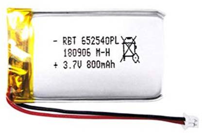 Technical hut 3.7V 800mAH (Lithium Polymer) Lipo Rechargeable Battery Alternative Energy Electronic Hobby Kit