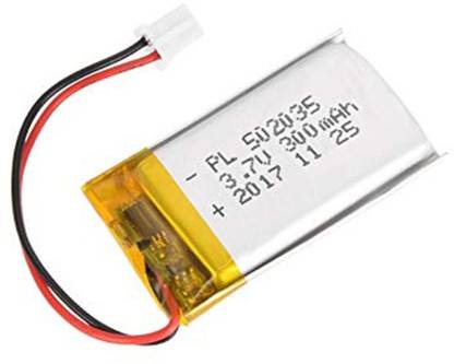 Technical hut 3.7V 300mAH (Lithium Polymer) Lipo Rechargeable Battery Electronic Components Electronic Hobby Kit