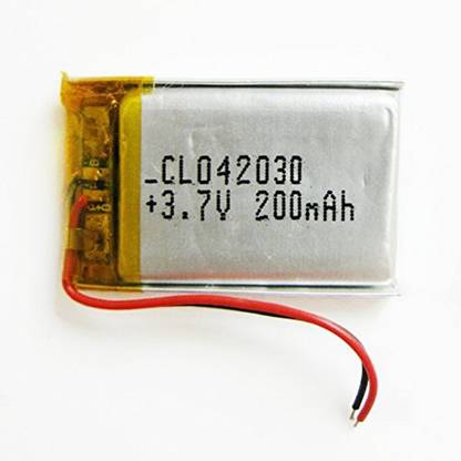 Technical hut 3.7V 200mAH (Lithium Polymer) Lipo Rechargeable Battery Alternative Energy Electronic Hobby Kit