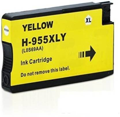 Ps 955XL INK CARTRIDGE FOR USE HP OfficeJet Pro 7720 Wide Format All-in-One Printer HP OfficeJet Pro 7730 Wide Format All-in-One Printer HP OfficeJet Pro 7740 Wide Format All-in-One Printer HP OfficeJet Pro 8210 Printer HP Officejet Pro 8710 All-in-One Printer HP Officejet Pro 8720 All-in-One Printer HP Officejet Pro 8730 All-in-One Printer Yellow Ink Cartridge