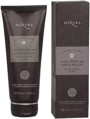 MANTRA Aloe, Kewra & White Willow After Shave Gel | Blood Clotting After Shave Gel