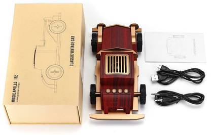 TECHGEAR WIRELESS Car Shape Speaker Music Apollo B2 Vintage Car 5 W Bluetooth Car Speaker