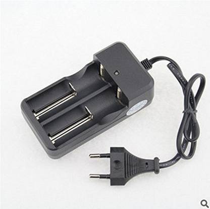 Schrodinger 70047 3.7V Dual Battery Charger Li-ion EU/Indian 18650/16340/26650  Camera Battery Charger