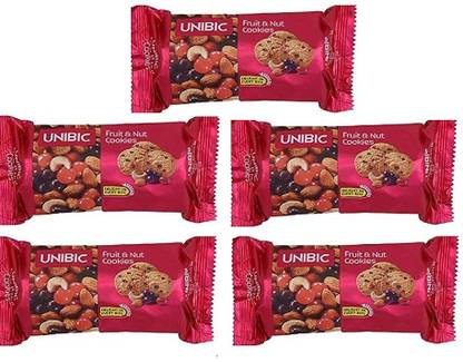 UNIBIC FRUIT & NUT COOKIES ( PACK OF 5 ) Cookies Biscuit