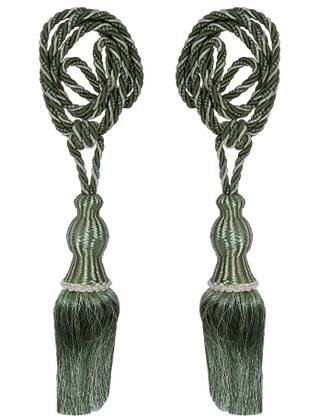 KUBER INDUSTRIES Green Tieback Hook