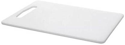 KUBER INDUSTRIES Plastic Chopping Cutting Board With Handle (White) -CTLTC11054 Plastic Cutting Board