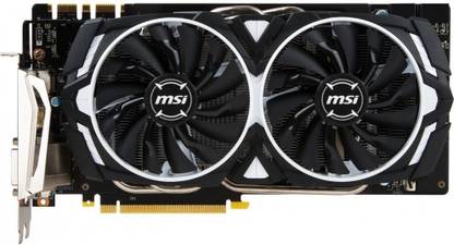 MSI 1070TI GDDR5X 8 GB NVIDIA Chipset 256 bit 1366 MHz Graphics Card
