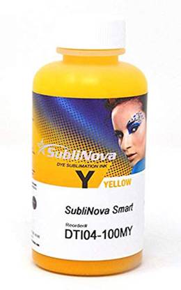 InkTec Sublimation Ink its High Quality Dye Sublimation Ink 100ml Yellow Color Compatible for Epson Printer 100% Korean & Original Ink Yellow Ink Bottle