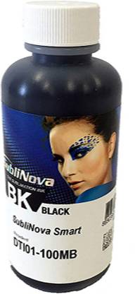 InkTec Sublinova High Quality Dye Sublimation Ink 100ml Black Color Compatible For Epson Printer 100% Korean Ink) Black Ink Bottle