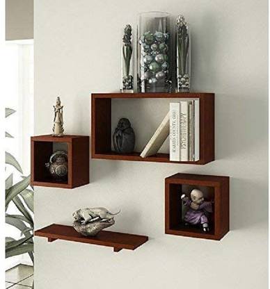 Olympic Arts Rafuf Floating MDF (Medium Density Fiber) Wall Shelf