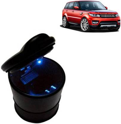 VOCADO Mulitpurpose Mini Dustbin Cum Cigarette Ash Tray Black Plastic Ashtray