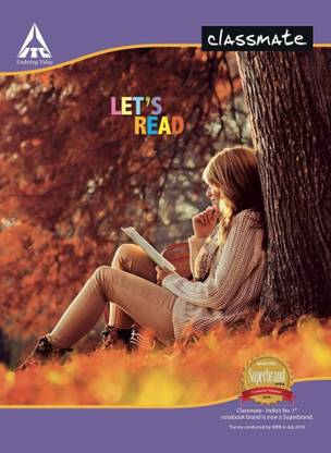 Classmate Notebook Book-size Notebook Single Line 72 Pages