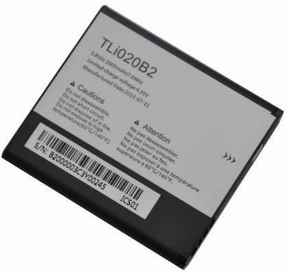 FULL CELL Mobile Battery For  Alcatel TCL TLi020B2, TLi020D2, TLi020E1, TLi020E7, TLi020JD
