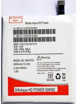MBOOM Mobile Battery For  INTEX AQUA POWER HD 4000 MAH