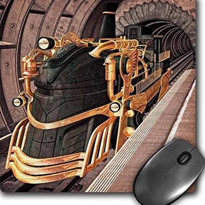 3dRose Mouse Pad a Steampunk Train Station Mp Mousepad