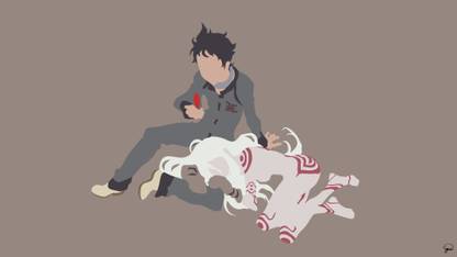 Athah Anime Deadman Wonderland Ganta Igarashi Shiro 13*19 inches Wall Poster Matte Finish Paper Print