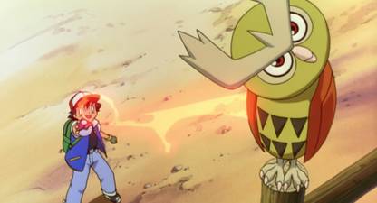 Athah Anime Pokémon Ash Noctowl Shiny Pokémon 13*19 inches Wall Poster Matte Finish Paper Print