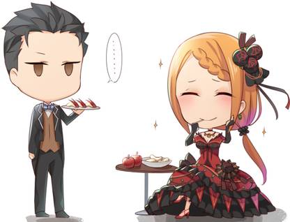 Athah Anime Re:ZERO -Starting Life in Another World- Priscilla Barielle Subaru Natsuki Re:Zero 13*19 inches Wall Poster Matte Finish Paper Print