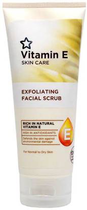 Superdrug S/D VITAMIN E FACIAL SCRUB 100ML Scrub