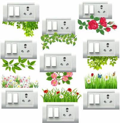 Reusable 33 cm Switch Board Sticker