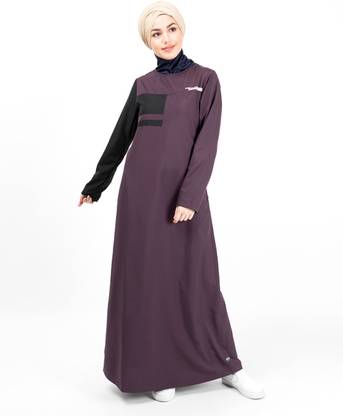 SILK ROUTE London Polyester Solid Burqa