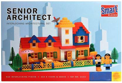 Branded Peacock Senior Architect bolock cunstuction board game for mind activation