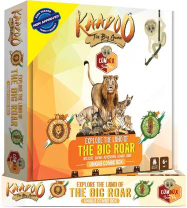 Kaadoo The Land of The Big Roar: 2-in-1 Combo Strategy & War Board Game