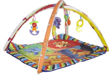 नहर Twist and Fold Baby Activity Play Gym with rattle & net