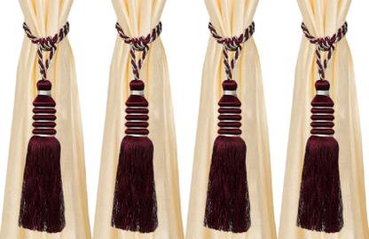 KUBER INDUSTRIES Maroon Tieback Hook