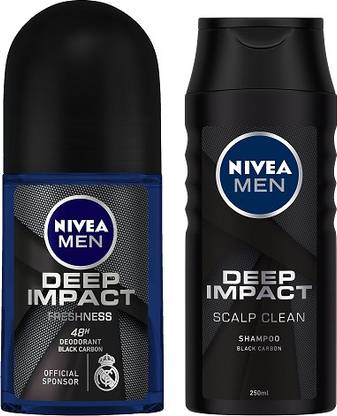 Nivea Men Deep Impact Freshness Deodorant Roll-on  -  For Men