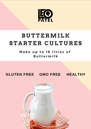 leo Patel Organic Buttermilk Starter Cultures Sour Powder