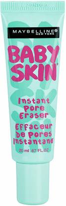 MAYBELLINE NEW YORK Baby Skin Instant Pore Eraser Primer, Clear, 0.67 fl. oz Foundation