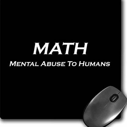 3dRose Mouse Pad, Math Mental Abuse to Humans mp Mousepad