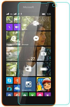 CHAMBU Tempered Glass Guard for Microsoft Lumia 535 Dual SIM