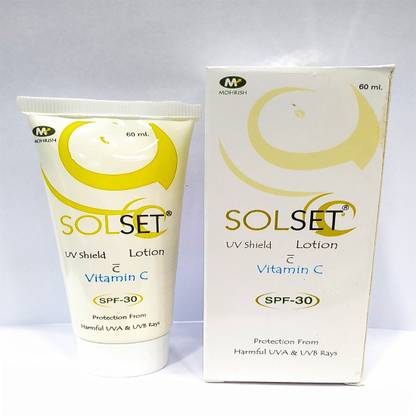 SOLSET Sunscreen - SPF 50 UV SHIELD LOTION