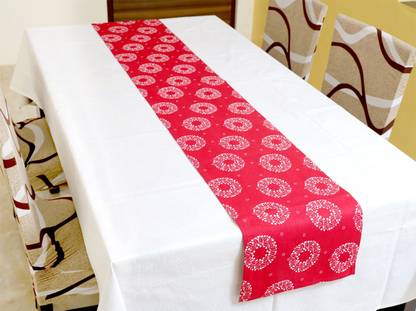 Tolexo Red 213 cm Table Runner