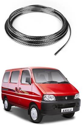 PROEDITION (10 Meter) (Colour-Black Silver) 1094 Car Beading Roll For Bumper, Grill and Garnish Cover, Window