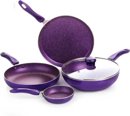 CRYSTAL Vivid Series Induction Bottom Non-Stick Coated Cookware Set