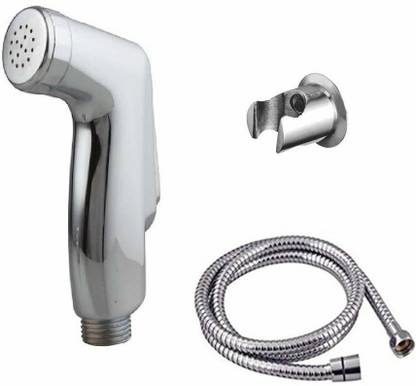 SUCASA Chrome ABS Handheld Bidet Spray Shattaf Health Cleaning Sprayer Toilet Bidet Faucet PVC Shower Spray Set with Hose & Holder Health Faucet