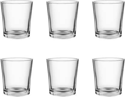 TREO (Pack of 6) Julia Cool Glass Set Whisky Glass