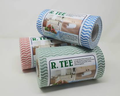 R TEE TOWEL ROLLS WIPES FOR CLEANING( 240 PULLS PACK OF 3)