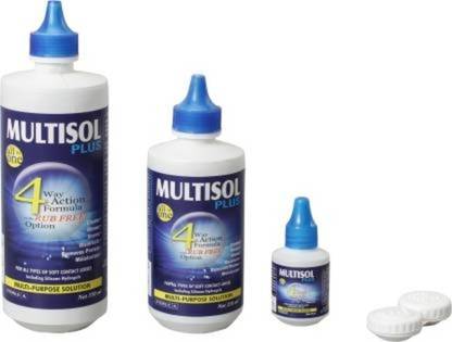 Multisol Plus 590 ml Multi-purpose Cleaning Solution Lens Solution
